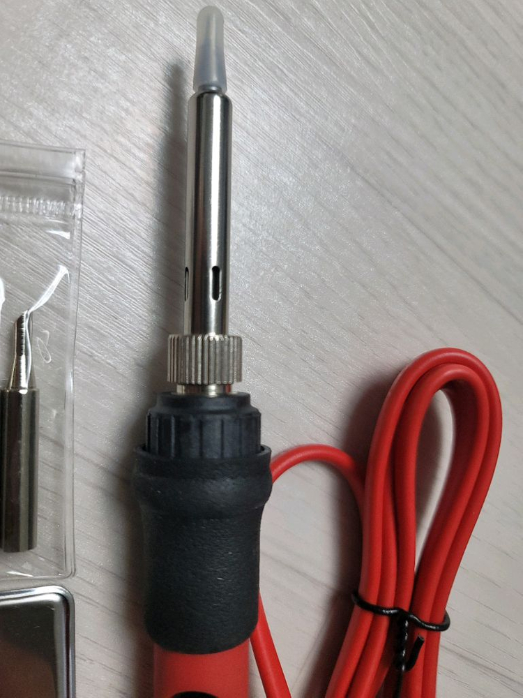 신형 80W 급 전기 납땜 인두기 온도조절 디지털 디스플레이 인두 용접기 이미지