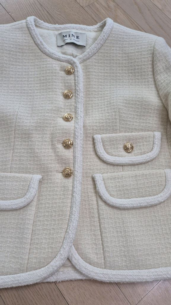 한섬 팸셀 마인 자켓 새상품 55사이즈 타임 랑방 이미지