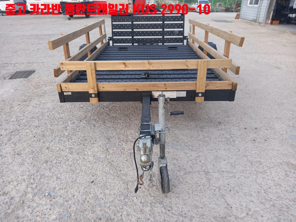 중고 karavan 평판트레일러 KUS 2990-10 바이크트레일러 ATV 미국식4핀 이미지