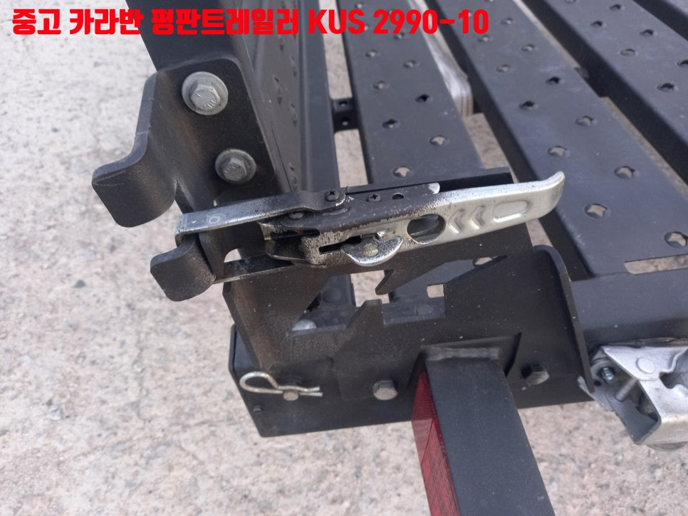 중고 karavan 평판트레일러 KUS 2990-10 바이크트레일러 ATV 미국식4핀 이미지