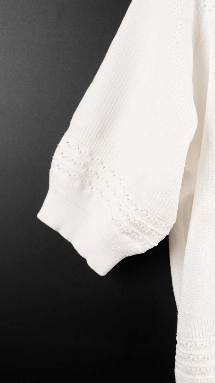 칼라거펠트 반팔 니트 이미지