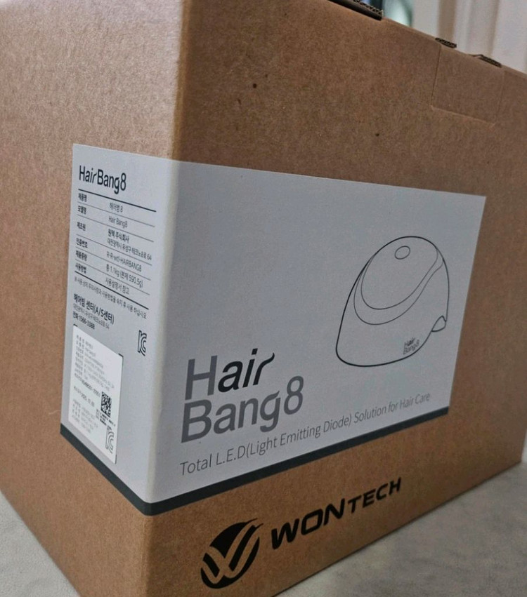 미개봉 새상품 헤어뱅 두피 관리기 케어 기기 LED 이미지