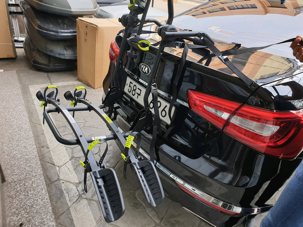 아트원 이지랙2 버즈랙 파일럿2 2대용 후미형자전거캐리어 최저가 새제품 이미지