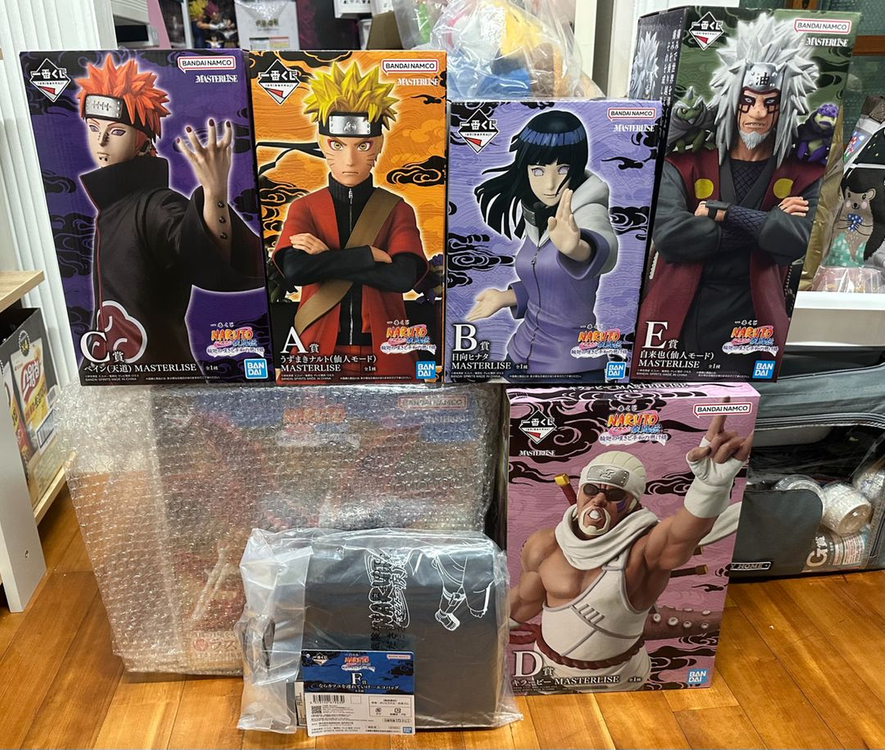 제일복권 나루토 라스트원 육미 히나타 페인 킬러비 지라이야 에코백 귀멸의 칼날 라스트원 도우마 굿즈 이미지