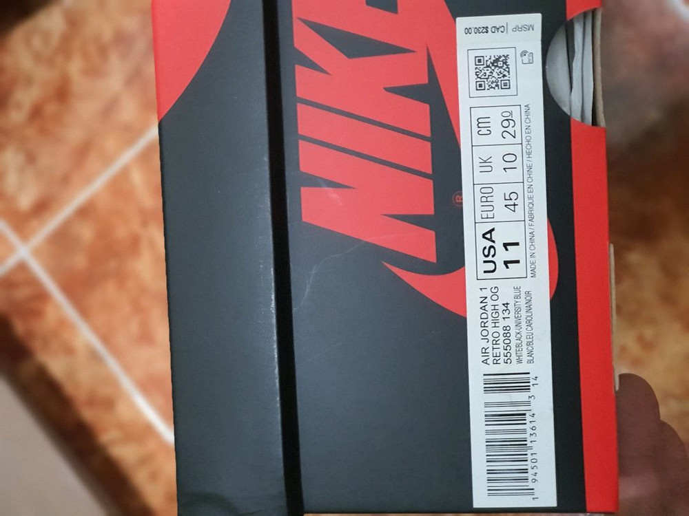 나이키 조던1 유블 하이 290 사이즈 판매합니다 이미지