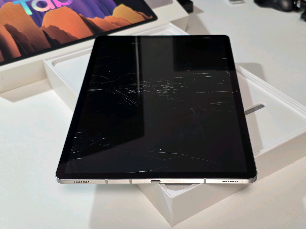 급전필요 삼성 갤럭시탭 S7+ 미스틱 실버 256GB Wifi 부품 이미지