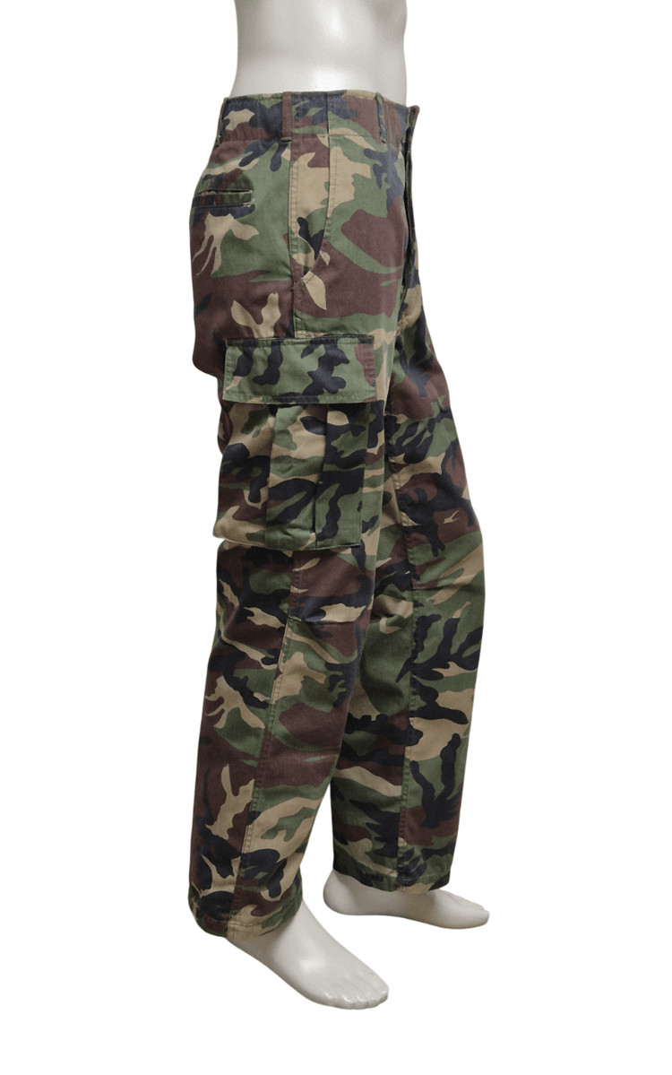 국군 구형 90s 초기형 얼룩무늬 동계 전투복 바지 팬츠 하의 (M) 이미지