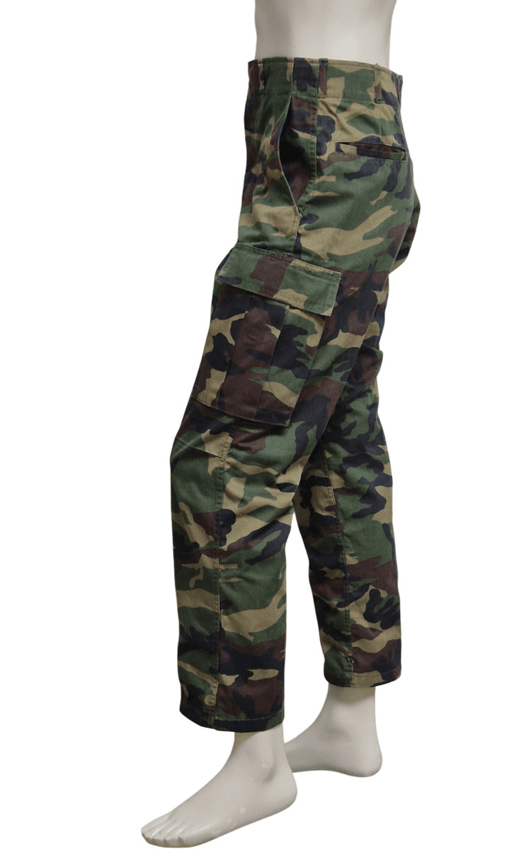 국군 구형 90s 초기형 얼룩무늬 동계 전투복 바지 팬츠 하의 (M) 이미지
