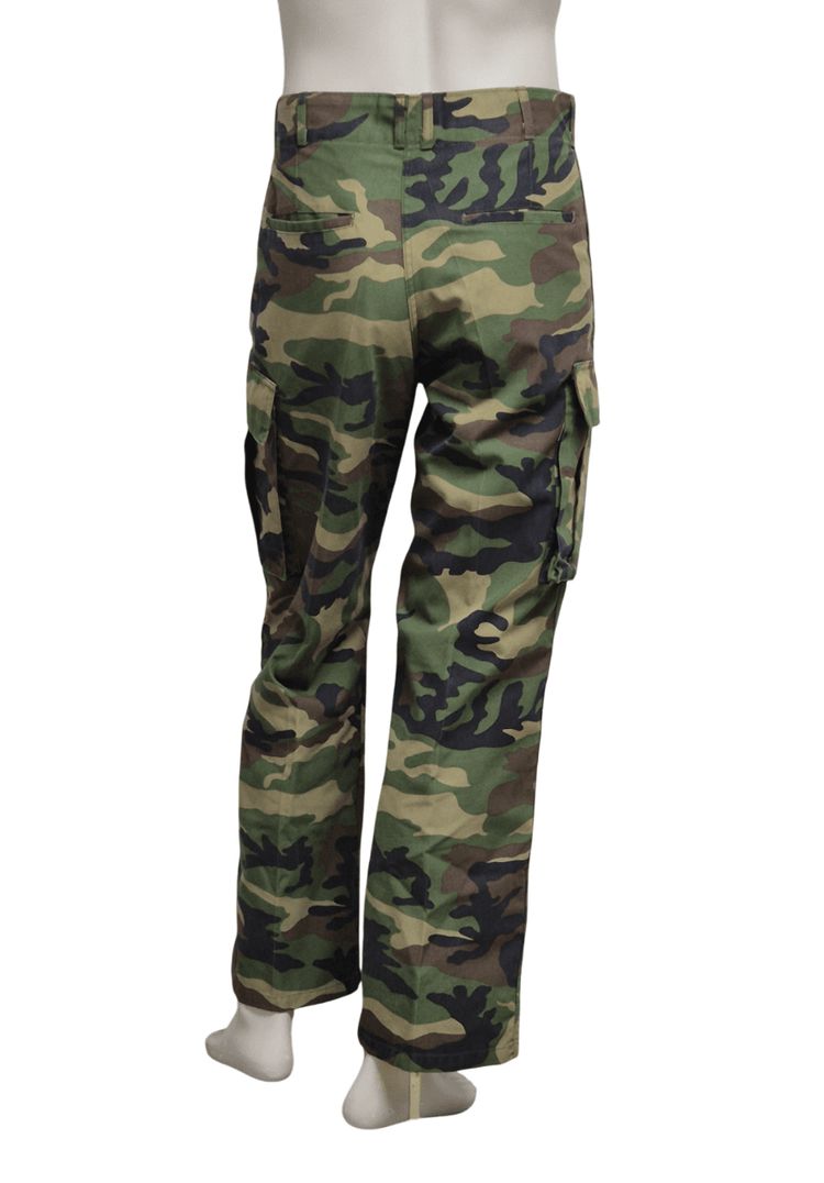 국군 구형 중기형 얼룩무늬 동계 전투복 바지 팬츠 하의 (M) 이미지