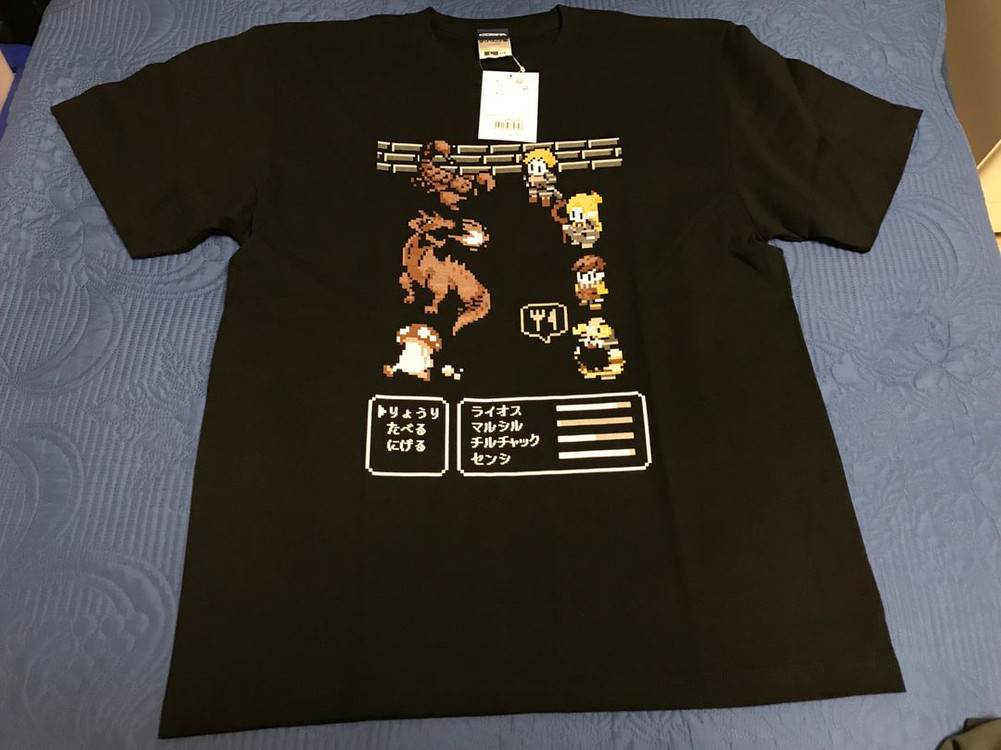 코스파 COSPA 만화 던전밥 픽셀 아트 도트 게임 반팔 티셔츠 L 사이즈 미사용 새상품 이미지