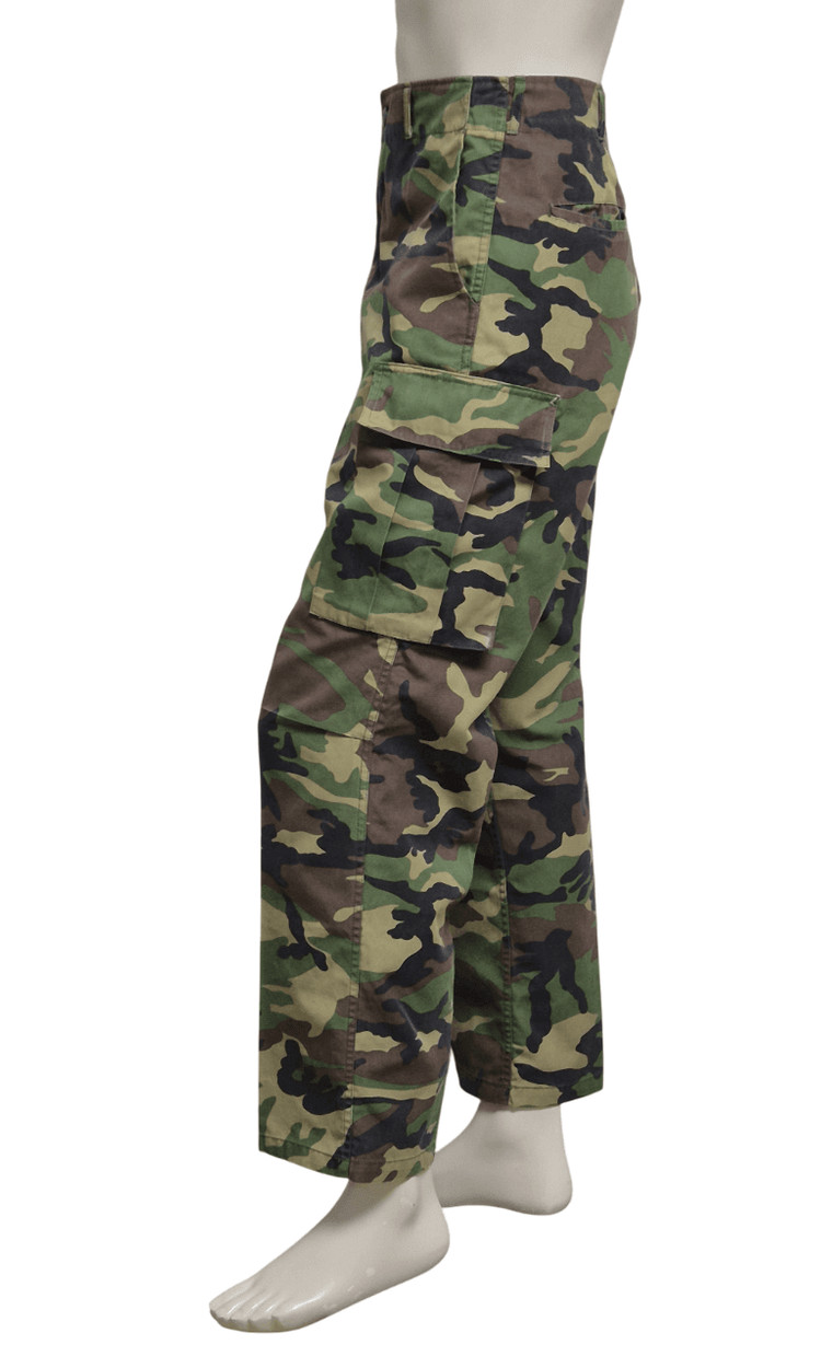 국군 구형 90s 중기형 얼룩무늬 동계 전투복 바지 팬츠 하의 (M) 이미지
