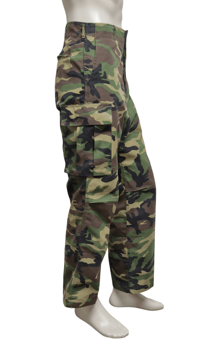 국군 구형 90s 중기형 얼룩무늬 동계 전투복 바지 팬츠 하의 (M) 이미지