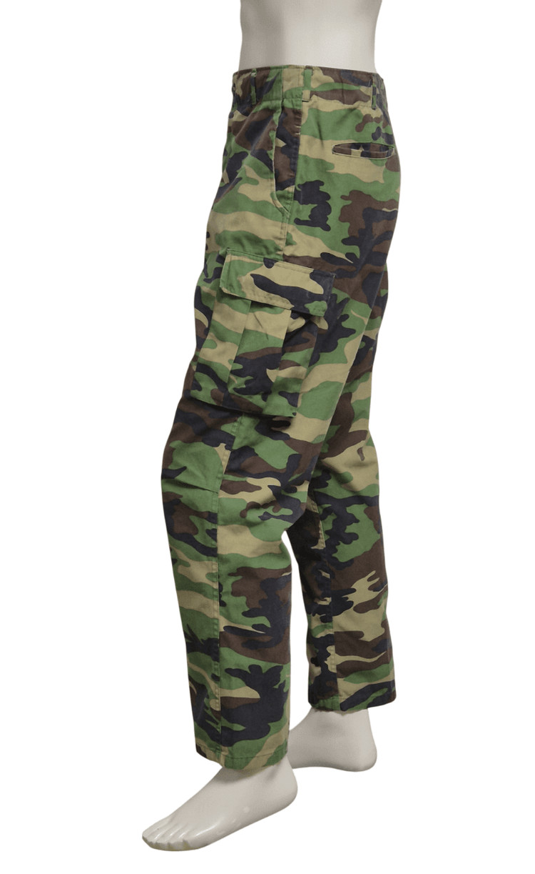 국군 구형 후기형 얼룩무늬 동계 전투복 바지 팬츠 하의 (M) 이미지