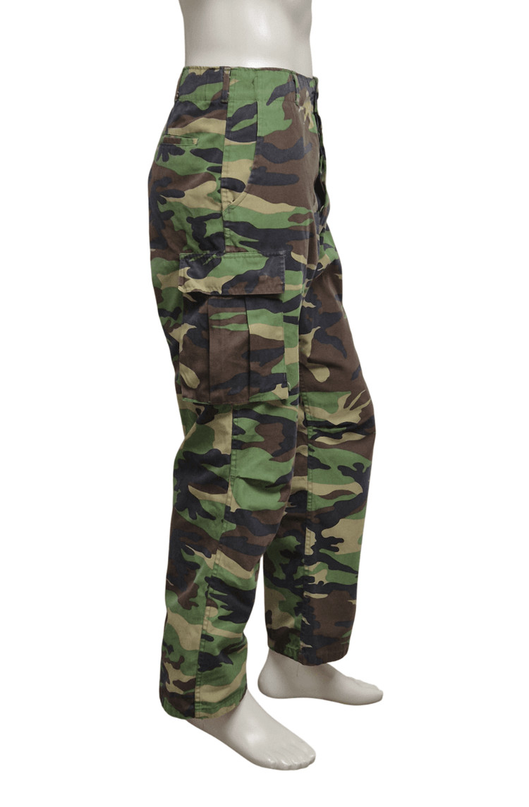 국군 구형 후기형 얼룩무늬 동계 전투복 바지 팬츠 하의 (M) 이미지