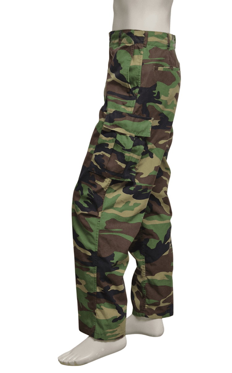 국군 구형 후기형 얼룩무늬 동계 전투복 바지 팬츠 하의 (M) 이미지