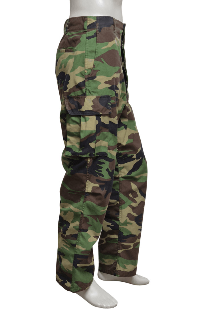 국군 구형 후기형 얼룩무늬 동계 전투복 바지 팬츠 하의 (M) 이미지