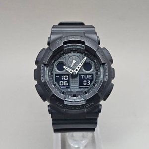 카시오 지샥 GA-100 검흰 이미지