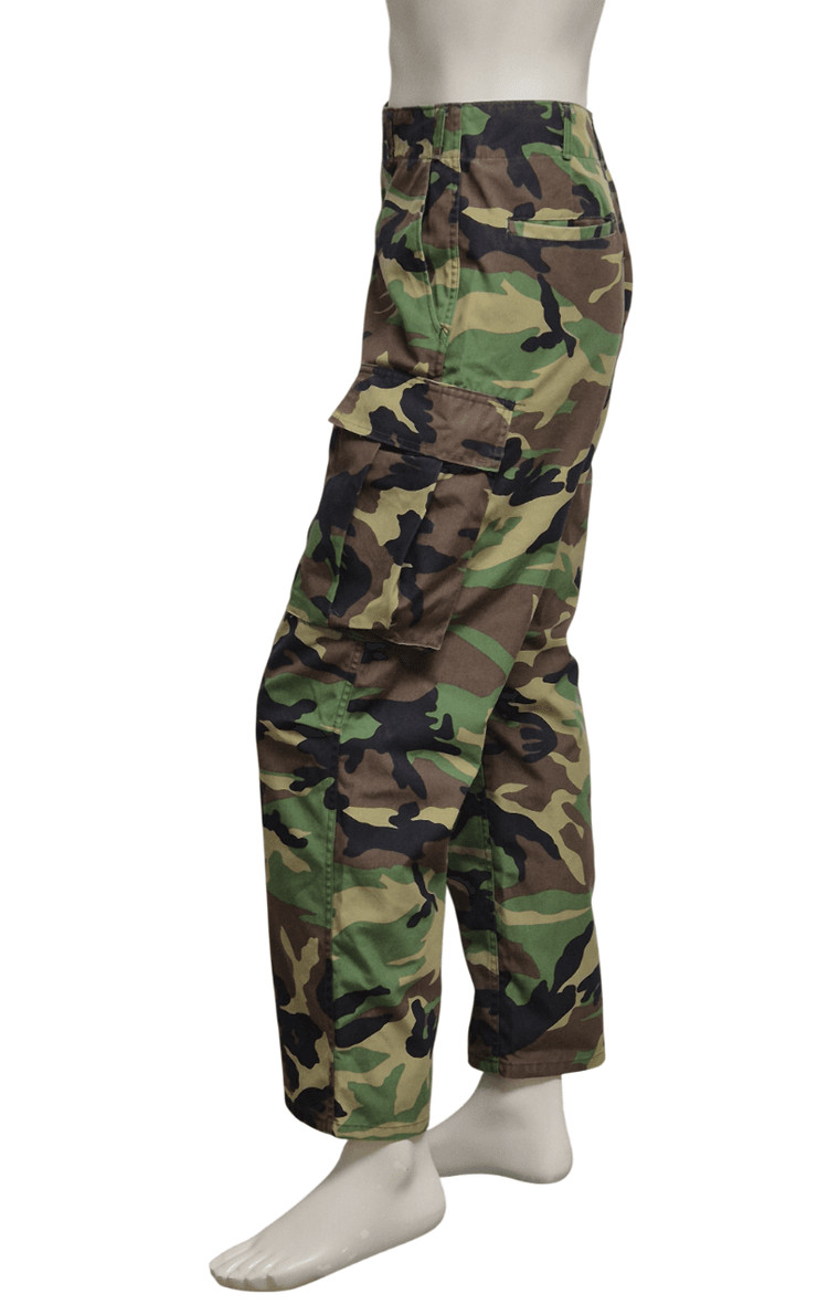 국군 구형 후기형 얼룩무늬 동계 전투복 바지 팬츠 하의 (M) 이미지