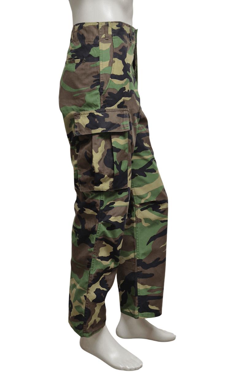 국군 구형 후기형 얼룩무늬 동계 전투복 바지 팬츠 하의 (M) 이미지