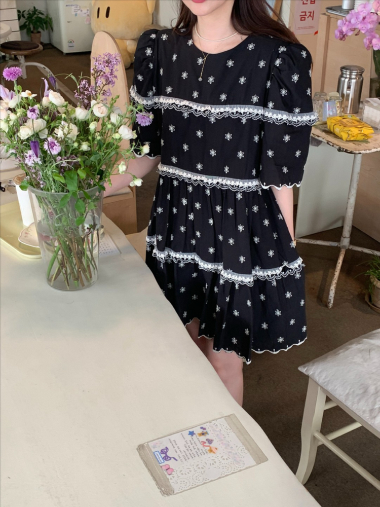 [새상품] 바이씨니 제작 인형 원피스 미니 블랙 이미지