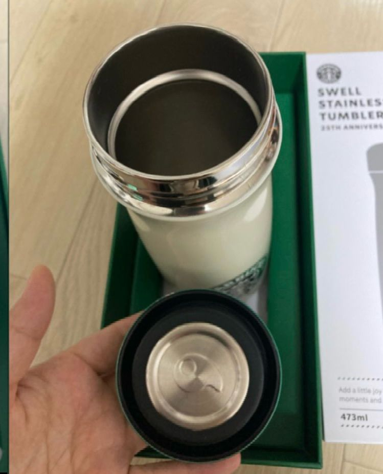 스타벅스보온병,스타벅스 SS 25주년 기념 스웰 트래블러 텀블러 473ml 이미지