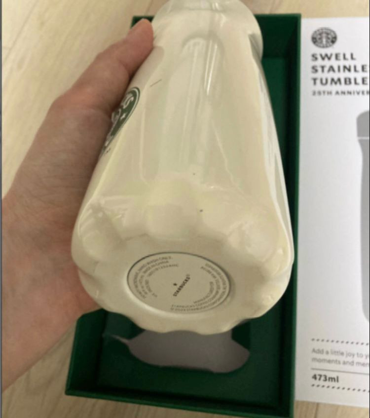 스타벅스보온병,스타벅스 SS 25주년 기념 스웰 트래블러 텀블러 473ml 이미지