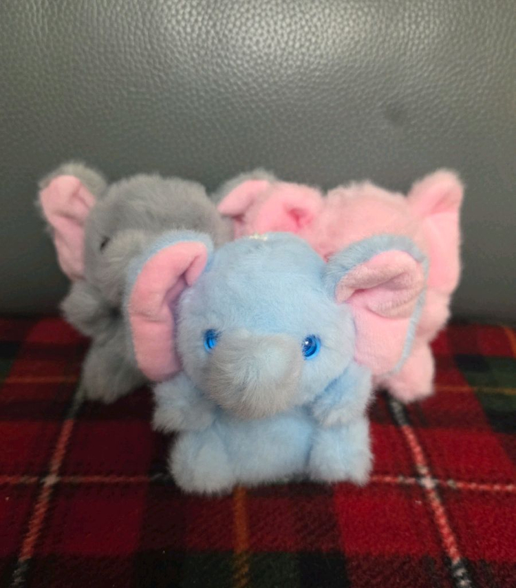 귀여운 아기코끼리 인형키링 새상품 3종 일괄판매 이미지