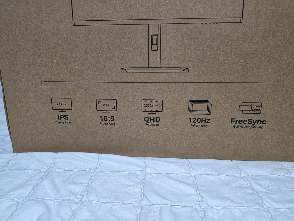 [미개봉] 픽셀아트 27인치 QHD 120Hz 게이밍 모니터 이미지