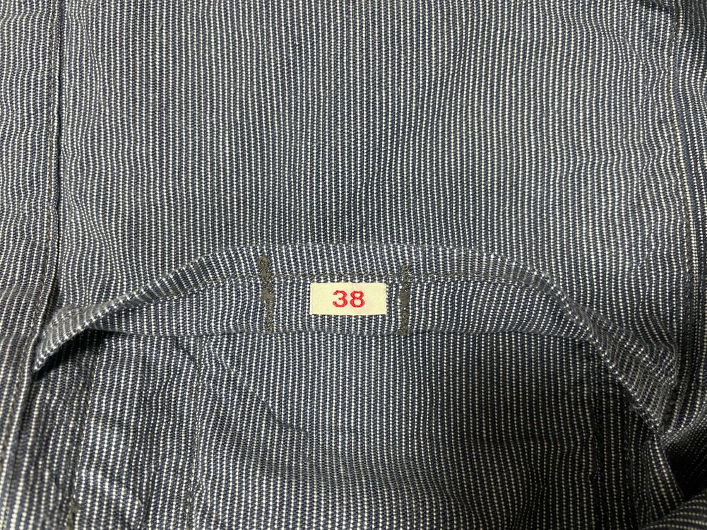 95) 40s 복각 웨어하우스 더블웍스 히코리 커버올(RRL&LVC&폴로) 이미지