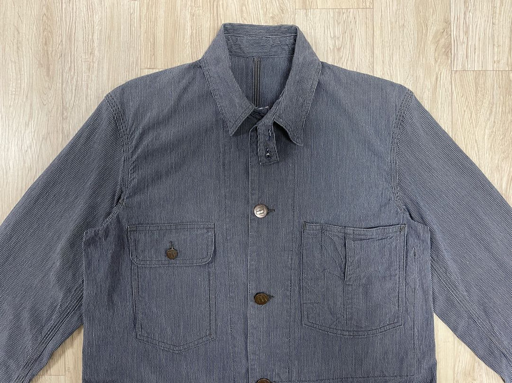 95) 40s 복각 웨어하우스 더블웍스 히코리 커버올(RRL&LVC&폴로) 이미지