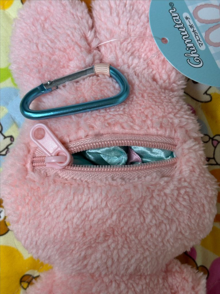 몬치치 치무탄 카라비너 마스코트 파우치 키링 [일본정품 새상품] 이미지