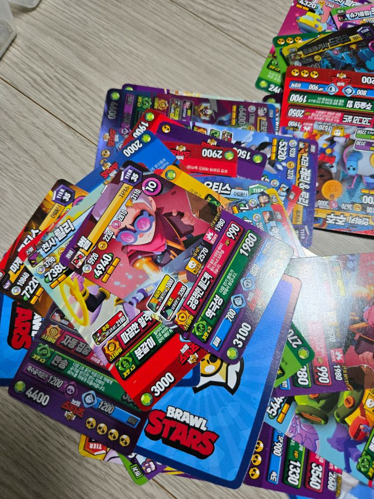 브롤스타즈 카드 50장정도 이미지