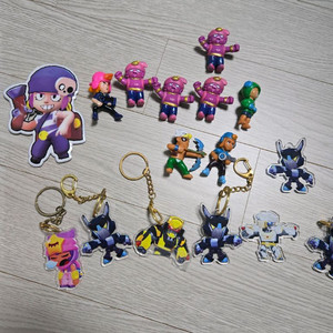 브롤스타즈 키링&피규어세트 이미지