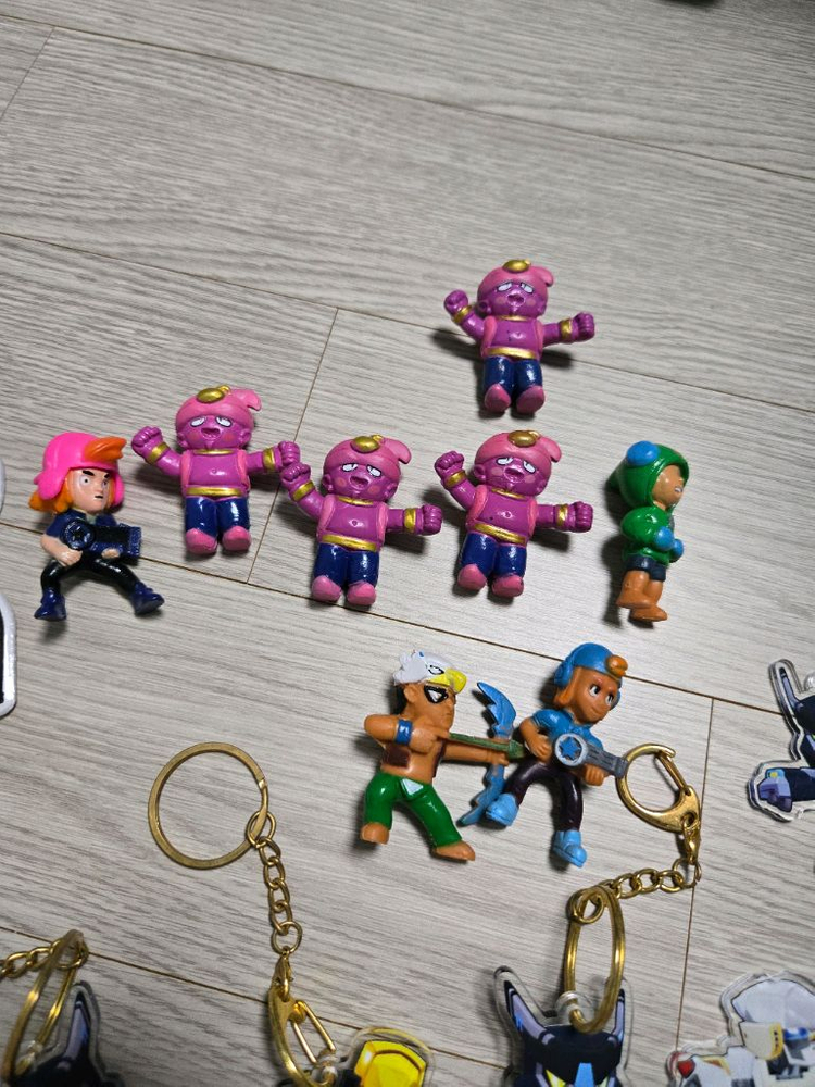 브롤스타즈 키링&피규어세트 이미지