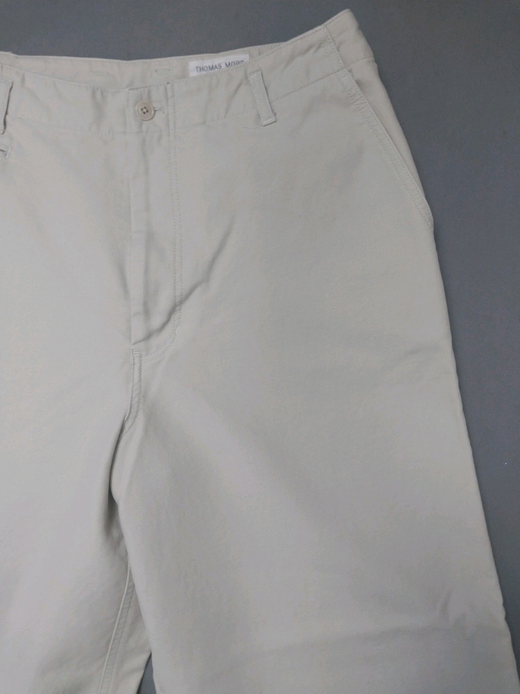 [M] 토마스모어 와이드 핏 치노 팬츠 아이보리 이미지
