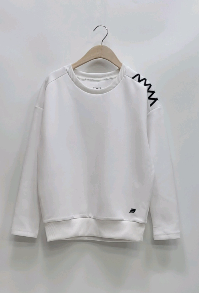 BEANPOLE 빈폴 레이스업 스웻셔츠 맨투맨 / 여 90 화이트 이미지