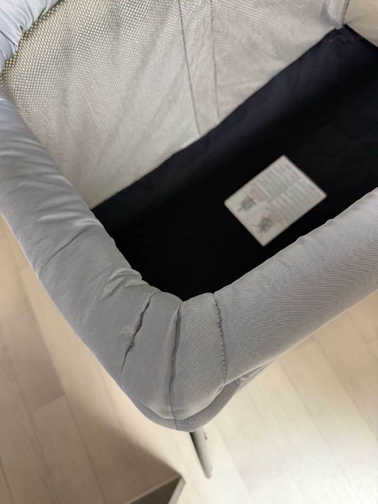 [베이비뵨] 트래블 크립 라이트 / 플레이야드형 휴대용 접이식 아기 침대 블랙 이미지