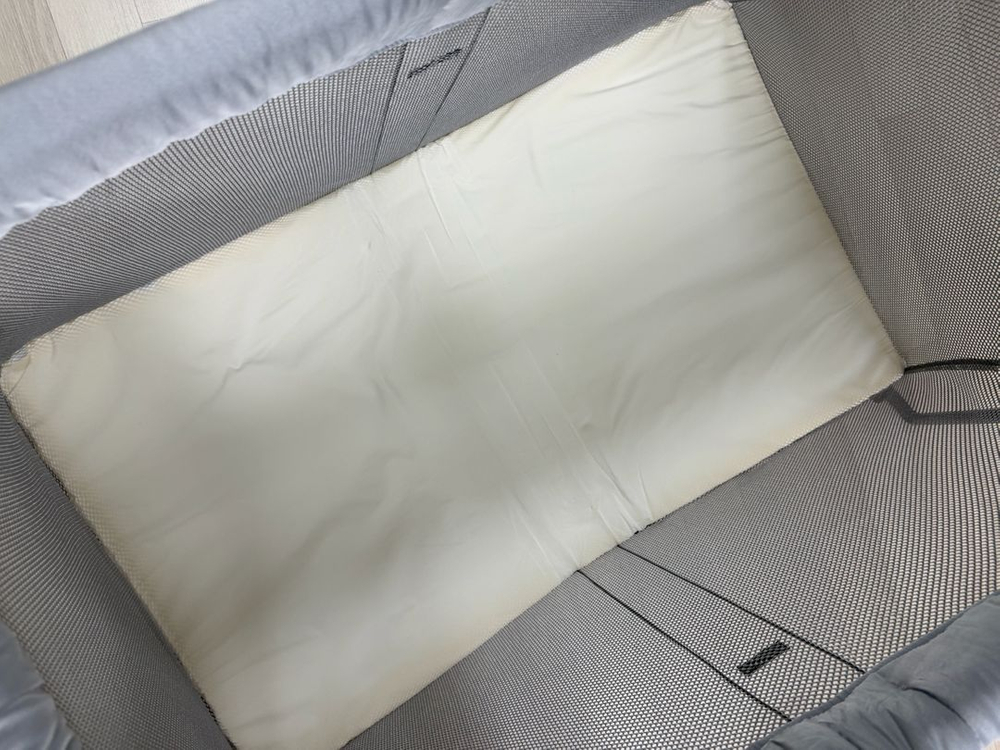 [베이비뵨] 트래블 크립 라이트 / 플레이야드형 휴대용 접이식 아기 침대 블랙 이미지