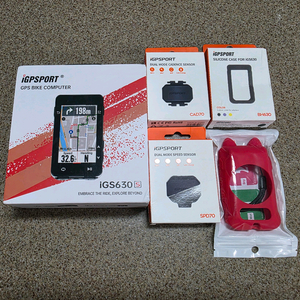 IGPSPORT IGS630S 자전거 속도계 새상품 번들셋 이미지