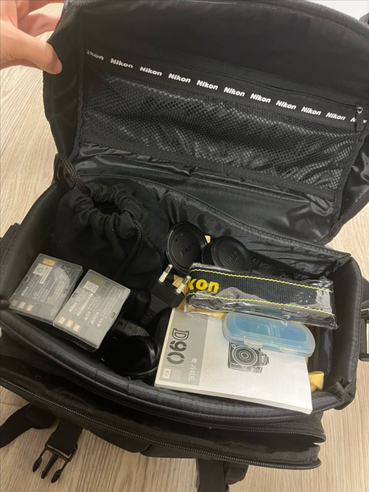 니콘 D90 DSLR 카메라 풀세트 (+망원렌즈) 이미지