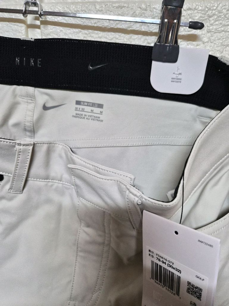 새상품) 78-94 나이키 5포켓 슬림 골프바지(FD5616-072) 이미지