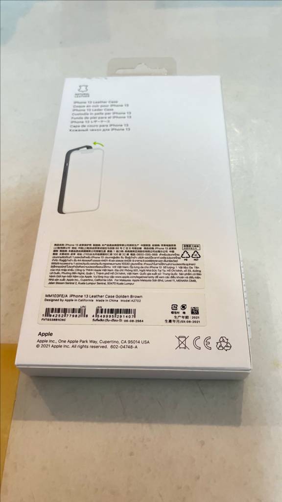 아이폰13 정품 가죽케이스 미개봉 이미지
