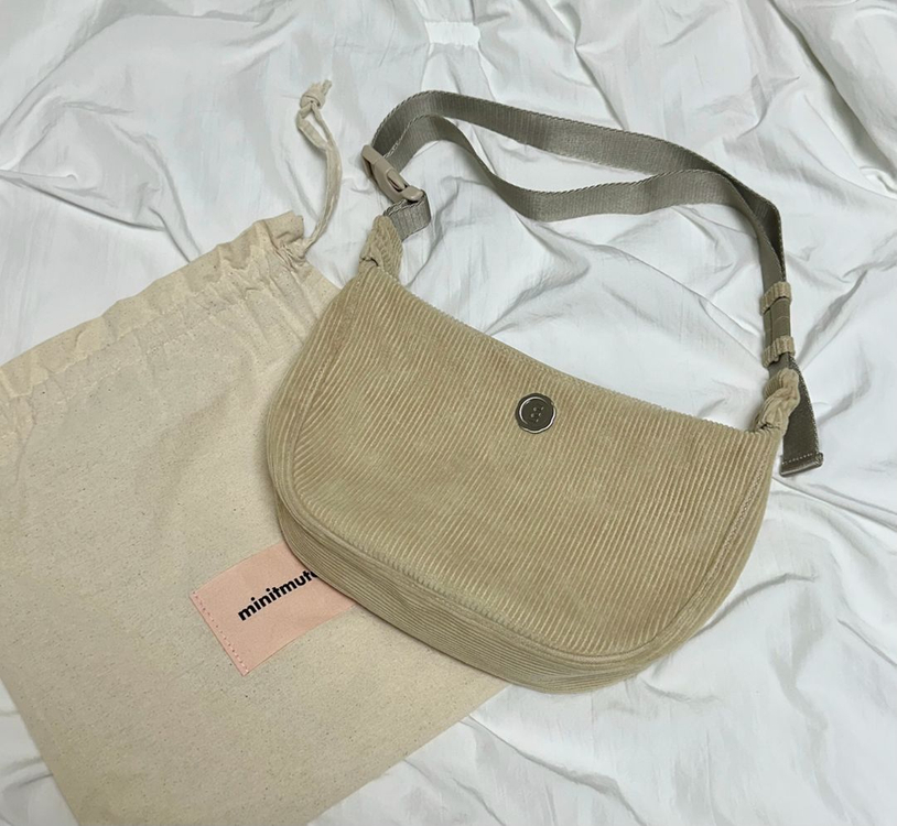 미닛뮤트 클로 웨이스트 코듀로이 라떼 이미지