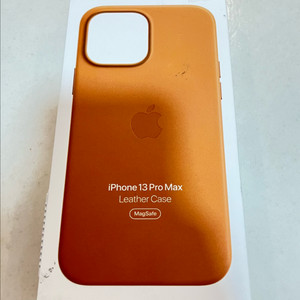 아이폰13프로맥스 정품가죽케이스 미개봉 이미지