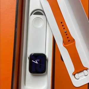 애플워치8에르메스 실버 45mm 이미지