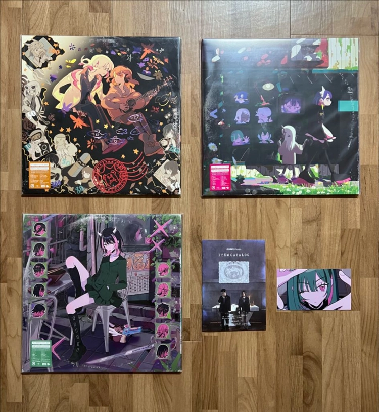 즛토마요 (ZUTOMAYO) - 1집 잠잠화, 2집 구사레, 3집 침향학 콘서트 한정반 LP, 굿즈 판매 이미지