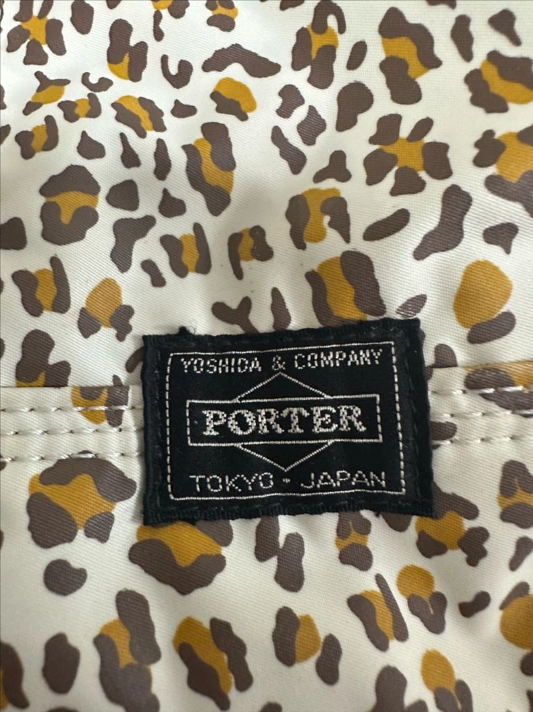 PORTER X-GIRL 요시다포터 레오파드 보스턴백 더플백 L 이미지