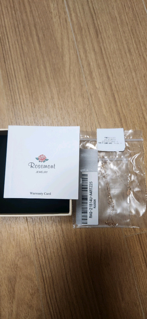 14K 발찌. 로즈몽. 이미지