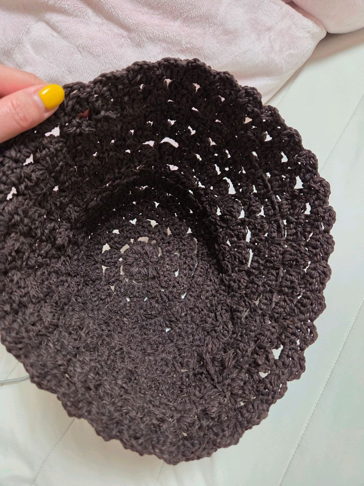 손뜨개 핸드메이드 모자버킷햇 (랑방 한섬 닥스 이미지
