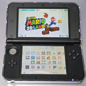 닌텐도 3ds xl 실버 블랙 구큰다수 한국 정발 이미지